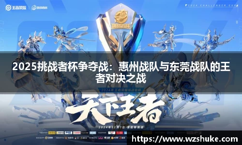 2025挑战者杯争夺战：惠州战队与东莞战队的王者对决之战