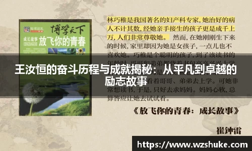 王汝恒的奋斗历程与成就揭秘：从平凡到卓越的励志故事